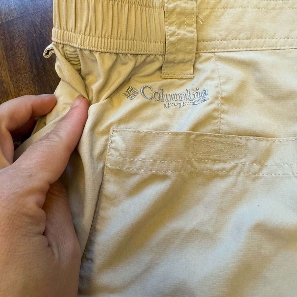 Columbia Sportswear Performance Fishing Gear cargo khaki shorts men’s 38 - Picture 10 of 14